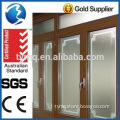 65 series Aluminum Non Thermal Break Casement Window with ISO Certificates